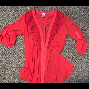 Charming Charlie sheer blouse